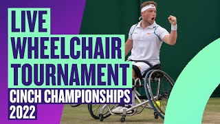 🔴 LIVE  cinch Championships Wheelchair Tennis Tournament 2022  Day 2  LTA [upl. by Attiuqahs557]