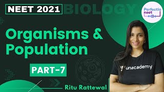 Organisms amp Population  Part 7  NEET 2021  NEET Biology  Ritu Rattewal [upl. by Ame41]