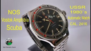 Vostok Amphibia Automatic Watch Service [upl. by Herzog]