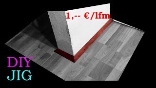 Einfach Genial  Fußbodenleiste aus Fertigparkett selber machen [upl. by Haidedej]