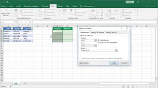 Cómo crear listas desplegables dependientes en Excel [upl. by Templeton216]