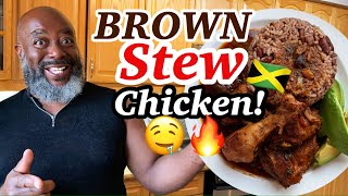 Stew Chicken brown stew With Potato  CaribbeanPotcom [upl. by Martita]