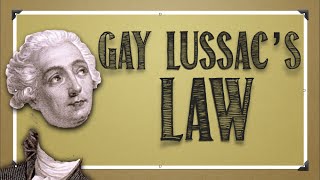 Gases GayLussacs Law [upl. by Esiralc143]