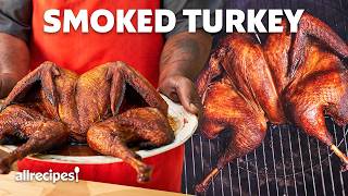 How To Smoke A Turkey For Thanksgiving  Allrecipes [upl. by Eelnodnarb]