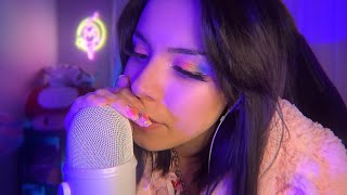 ASMR Extremely Up Close Whispers  Triggers Covering amp Uncovering the mic Soft Spoken Rambles 🌷 [upl. by Medwin583]