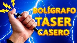 Como Hacer un Bolígrafo Taser Casero electric shock pen [upl. by Geller540]