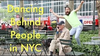 Dancing Behind People in New York City [upl. by Jehanna250]