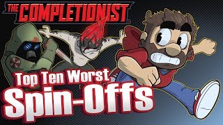 Top 10 WORST Video Game Spin Offs  The Completionist [upl. by Sauers603]