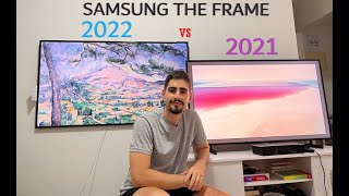 Samsung The Frame 2022 vs 2021  detalhes e opinião [upl. by Normand634]