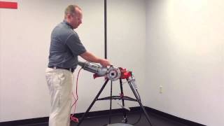 How To Use the RIDGID® 700 HandHeld Power Drive [upl. by Schreiber]