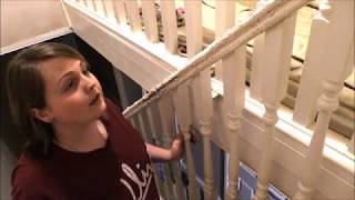 Stripping Gloss from a Staircase Banister  DIY Quarantine Vlog Day 10 [upl. by Gaige]