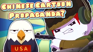 What the HELL is Year Hare Affair Chinas UNHINGED Propaganda Cartoon [upl. by Favianus]