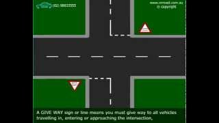 Stop and Give way signs  Animated Driving Video from Onroad [upl. by Giefer823]