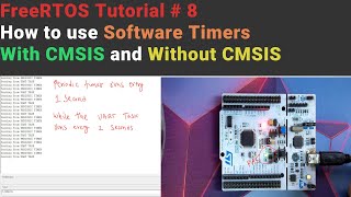 FreeRTOS Tutorial 8  Software Timers  STM32  WO CMSIS [upl. by Ranjiv]