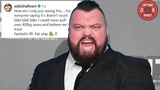 Eddie Hall Finally Responded To The quot3 Inchquot 500 kg Deadlift [upl. by Lleze]