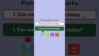 English Quiz For Kids Punctuation [upl. by Ennyroc]