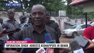 WATCH Security Operatives Arrest Parade Kidnappers in Benue State [upl. by Melania]