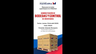 Administración de Bodegas y control de inventarios [upl. by Anirdna595]