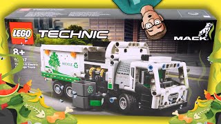 ŚMIECIARKA MACK LR ELECTIC 🦝 LEGO TECHNIC 42167  RECENZJA [upl. by Dnalyag]