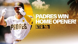 Padres Win Home Opener  Padres vs Giants Highlights 32824 [upl. by Anela267]