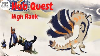 Monster Hunter Rise Hub Quest High Rank Barroth [upl. by Dunton223]