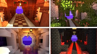 Minecraft 10 Beautiful Nether Tunnel Build Design Ideas [upl. by Katine]