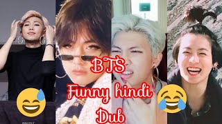 BTS best funny hindi dub 🤣🤣bts btsfunnyvideos funnyvideo [upl. by Ialda]