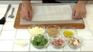 How to Make Phyllo Pizza Crust [upl. by Ahsinod]