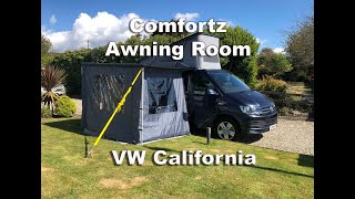 Comfortz VW California Awning Room [upl. by Ennasor966]