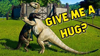 Jurassic World Evolution All Dinosaur Killing Animations  Carnivore vs Herbivore Dinosaur Fight [upl. by Souvaine]