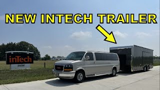 Unveiling My 2024 Intech 24’ Enclosed Car Trailer  Ultimate Custom Hauler Experience [upl. by Erdne]