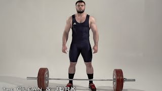 CLEAN and JERK  Olympic weightlifting [upl. by Minnaminnie]