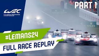 FULL RACE 2021 24 Hours of Le Mans  Part 1  FIA WEC [upl. by Vaasta867]