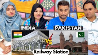 Top 10 Largest Indian Railway Stations Vs Pakistan Railway Stations  Pakistan Vs India  Reaction [upl. by Ddal]