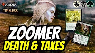 MTG Timeless Abzan Death amp Taxes  MTG Arena [upl. by Llij628]