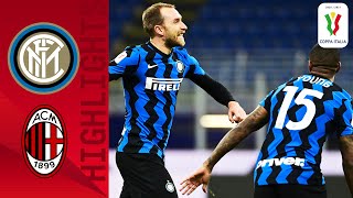 Inter 21 Milan  Eriksen Scores a 97th to Win Derby THRILLER  Coppa Italia 202021 [upl. by Carver838]