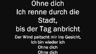 Christina Stürmer  Ohne Dich Lyrics amp English Translation [upl. by Geno]