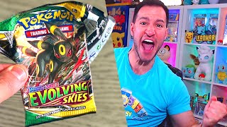 I PULLED IT Evolving Skies Pokemon Cards Opening [upl. by Bobinette]