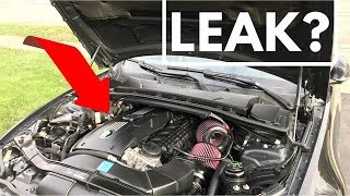 BMW Boost Leak How To Check That 30FF Code [upl. by Aihsi]