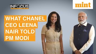 What Chanel CEO Leena Nair Told PM Modi  In Focus [upl. by Gignac]