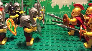 LEGO Romans 197 BC Battle of Cynoscephalae [upl. by Nitsruk]