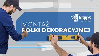 Jak wykonać półkę z płyt gipsowokartonowych Instrukcja montażu krok po kroku [upl. by Shushan624]