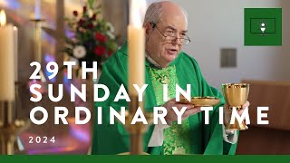 MASS FOR YOU AT HOME with Fr Brian Lucas – 29th Sunday in Ordinary Time Yr B [upl. by Arbas352]