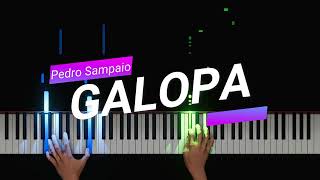 PEDRO SAMPAIO  GALOPA PIANO TUTORIAL [upl. by Falk]