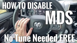 How to Disable MDS Fuel Management on ALL DodgeChryslerRAMJeep Products FREE [upl. by Fulvia]