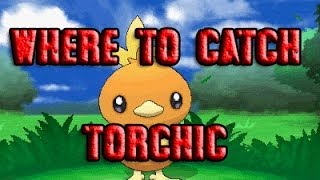 Pokémon X and Y  Where To CatchGet Torchic With A Mega Stone [upl. by Hugues]