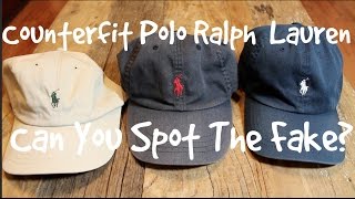 How To Spot A Counterfeit Polo Ralph Lauren Hat [upl. by Akimehs]