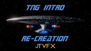 JTVFX Star Trek TNG Intro RECREATION [upl. by Deming]