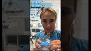 TUTORIAL mettere e togliere le mascherine Invisalign [upl. by Carhart]