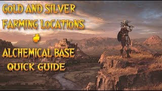 Conan Exiles  Gold  Silver Farming Locations and Alchemical Base Quick Guide [upl. by Notgnilra]